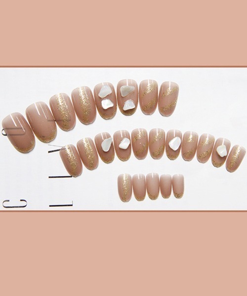 Doux Belle（ドゥーベル）の「ネイルチップ ネイル セルフネイル（ネイルシール/ネイルチップ・レディース・F/D/C/B/G/A/I/H/J/E/L/M/K・FREE）」の19枚目の写真