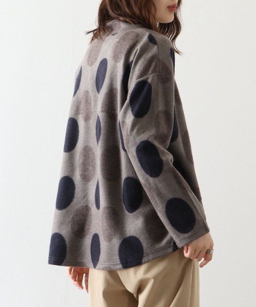 tシャツ BRODIAEA パイル起毛ドットプルオーバー レディース tシャツ BRODIAEA パイル起毛ドットプルオーバー レディース