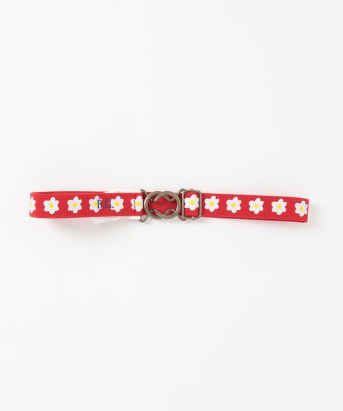 BOBO CHOSES（ボボショーズ）の「Little Flower all over elastic belt（ベルト・キッズ・レッド・60/75）」の4枚目の写真