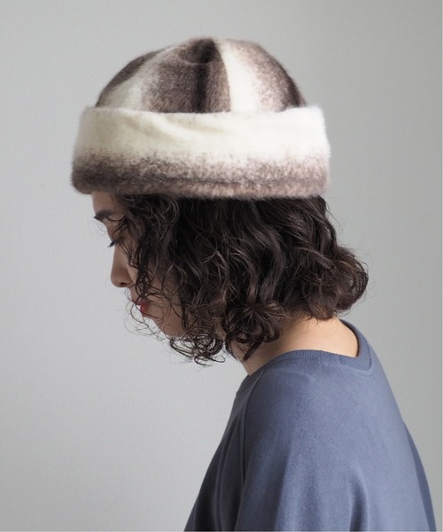 cepo(セポ)の「ファーロールキャップ(キャップ・レディース・オフホワイト/ブラウン・FREE)」の7枚目の写真