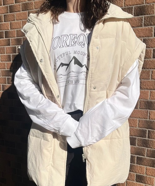 cuorequal（クオレコール）の「CUOREQUAL プリントロングTシャツ（Tシャツ/カットソー・レディース・A/B・MEDIUM/LARGE）」の4枚目の写真