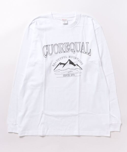 cuorequal（クオレコール）の「CUOREQUAL プリントロングTシャツ（Tシャツ/カットソー・レディース・A/B・MEDIUM/LARGE）」の7枚目の写真