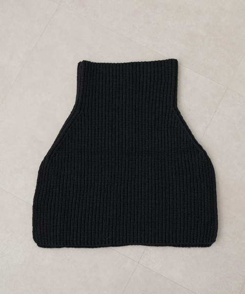 natural couture(ナチュラルクチュール)の「タートルニットケープ(ストール/ショール・レディース・アイボリー/ブラック・FREE)」の19枚目の写真
