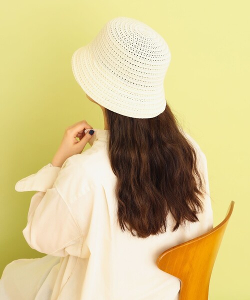 Ray BEAMS（レイビームス）の「Ray BEAMS / サーモ ハット（ハット・レディース・ナチュラル/ブラック・ONE SIZE）」の2枚目の写真