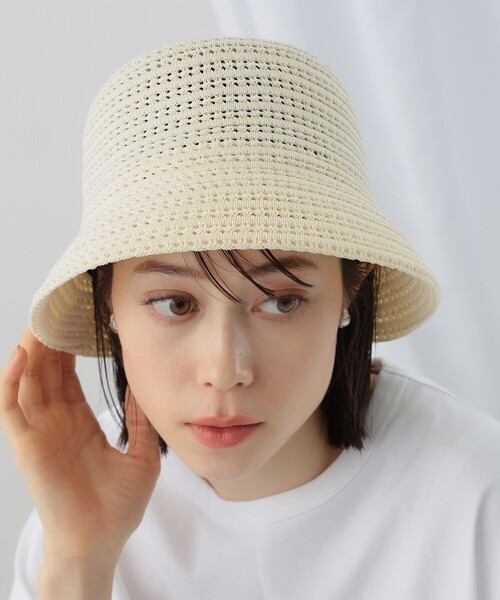 Ray BEAMS（レイビームス）の「Ray BEAMS / サーモ ハット（ハット・レディース・ナチュラル/ブラック・ONE SIZE）」の3枚目の写真