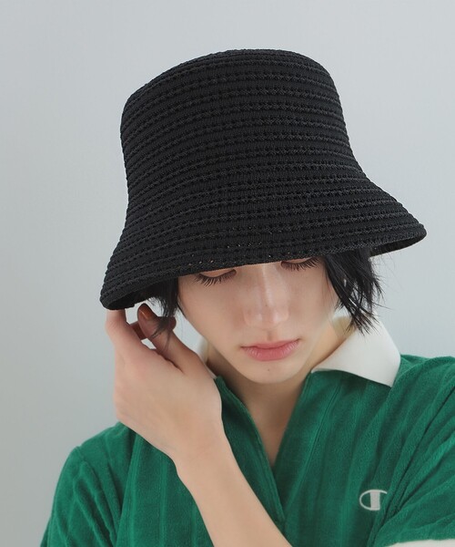 Ray BEAMS（レイビームス）の「Ray BEAMS / サーモ ハット（ハット・レディース・ナチュラル/ブラック・ONE SIZE）」の7枚目の写真