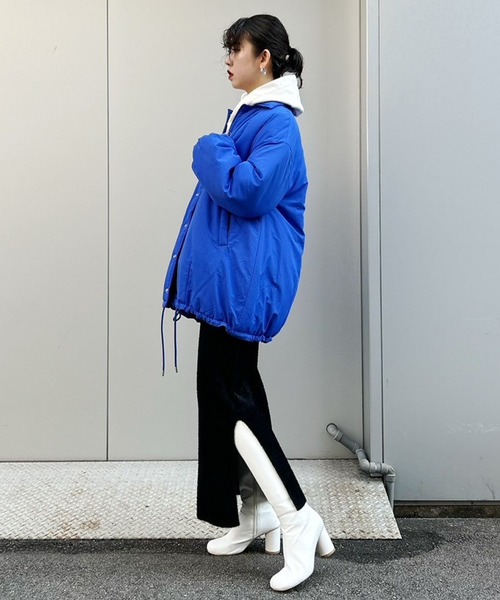 Narcissus（ナルシス）の「シャギーニットスカート/タイトスリット（スカート・レディース・ブラック/アイボリー・FREE）」の19枚目の写真