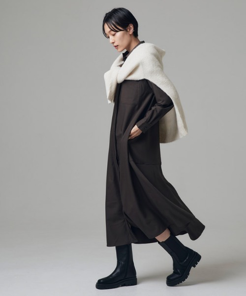 [RASW]アルパカ混ラウンドヘムニット（ニット/セーター）｜RASW（ラス）