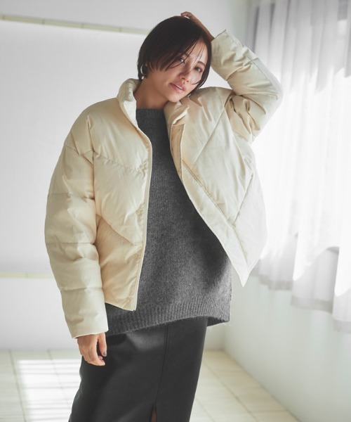 [RASW]アルパカ混ラウンドヘムニット（ニット/セーター）｜RASW（ラス）