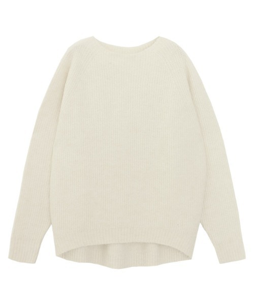 [RASW]アルパカ混ラウンドヘムニット（ニット/セーター）｜RASW（ラス）