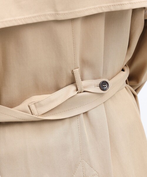 BEAMS HEART（ビームスハート）の「BEAMS HEART / オーバー トレンチコート（トレンチコート・レディース・ベージュ/ネイビー・SMALL/MEDIUM）」の20枚目の写真