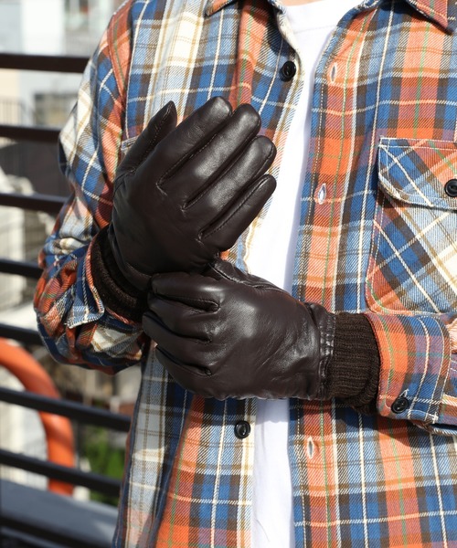 8(eight)(エイト)の「チェコタイプ シープスキン グローブ(手袋・メンズ・ブラウン系その他・MEDIUM)」の1枚目の写真