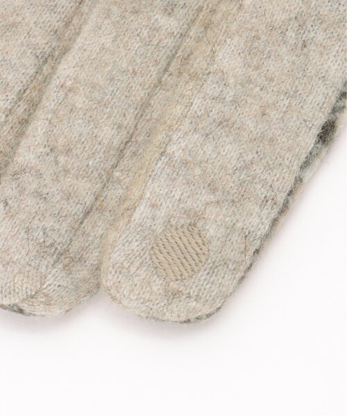 LBC（エルビーシー）の「チェックパターングローブ（手袋・レディース・ブラック/ベージュ・FREE）」の3枚目の写真