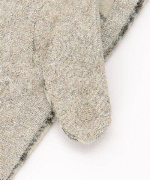 LBC（エルビーシー）の「チェックパターングローブ（手袋・レディース・ブラック/ベージュ・FREE）」の15枚目の写真