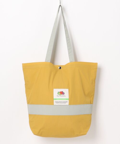 FRUIT OF THE LOOM（フルーツオブザルーム）の「NYLON TOTEBAG L / ナイロントートバッグ / カジュアル / デイリー / ジェンダーレス（トートバッグ・メンズ・ブラック/グリーン/レッド/グレー/ブルー/アイボリー/チャコールグレー/ピンク/ネイビー/杢グレー/ミント/バイオレット/オリーブ/カーキ/ブルーグレー・FREE）」の7枚目の写真