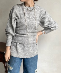 DouDou | スヌード&ビスチェニットセット(ニット/セーター)