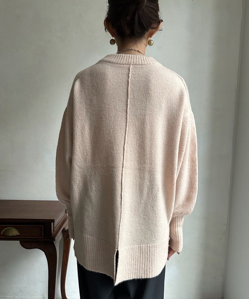 DouDou（ドゥドゥ）の「スヌード&ビスチェニットセット（ニット/セーター・レディース・ライトグレー/ピンク/チャコールグレー・FREE）」の13枚目の写真