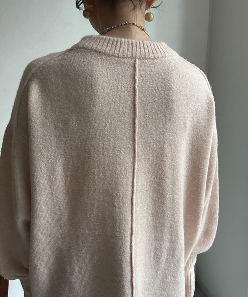 DouDou（ドゥドゥ）の「スヌード&ビスチェニットセット（ニット/セーター・レディース・ライトグレー/ピンク/チャコールグレー・FREE）」の14枚目の写真