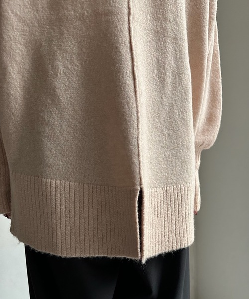 DouDou（ドゥドゥ）の「スヌード&ビスチェニットセット（ニット/セーター・レディース・ライトグレー/ピンク/チャコールグレー・FREE）」の15枚目の写真