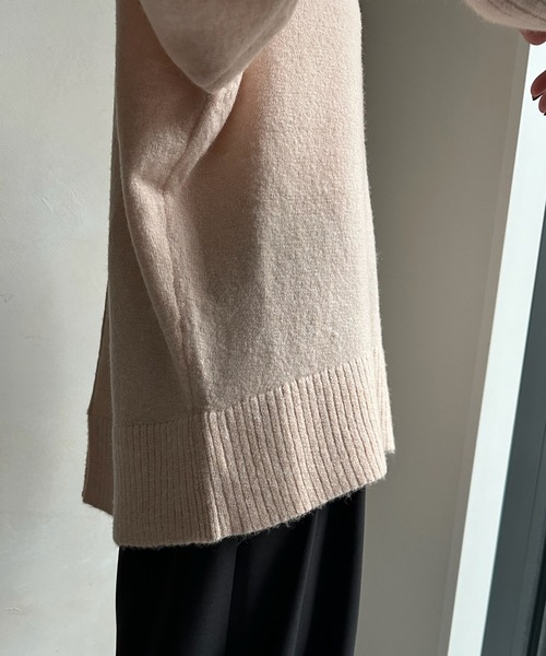 DouDou（ドゥドゥ）の「スヌード&ビスチェニットセット（ニット/セーター・レディース・ライトグレー/ピンク/チャコールグレー・FREE）」の19枚目の写真