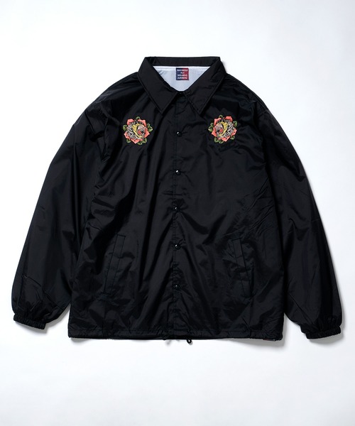 AlexanderLeeChang(アレキサンダーリーチャン)の「AlexanderLeeChang アレキサンダーリーチャン / BLC COACH JKT BARALION バカンスコラボレーションバラライオン刺繍ビッグシルエットコーチジャケット / BC-032401(ブルゾン・メンズ・ブラック/オリーブ・LARGE/X-LARGE/MEDIUM)」の12枚目の写真