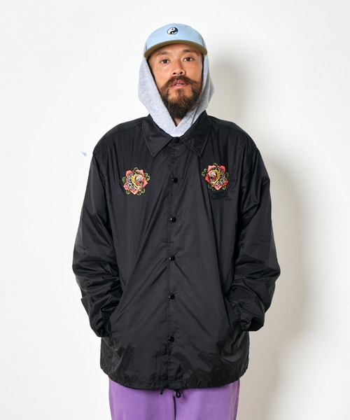 AlexanderLeeChang(アレキサンダーリーチャン)の「AlexanderLeeChang アレキサンダーリーチャン / BLC COACH JKT BARALION バカンスコラボレーションバラライオン刺繍ビッグシルエットコーチジャケット / BC-032401(ブルゾン・メンズ・ブラック/オリーブ・LARGE/X-LARGE/MEDIUM)」の22枚目の写真