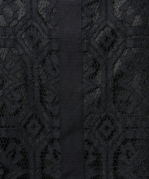 ROSE BUD（ローズバッド）の「LBL-15209  3/4SLV ROUND/N P/O BLOUSE（シャツ/ブラウス・レディース・アイボリー/ネイビー・ONE SIZE）」の3枚目の写真