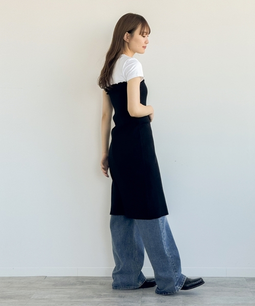 JOINT WORKS（ジョイントワークス）の「2WAY ニットワンピース（ワンピース・レディース・ブラック/グレー/ピンク・FREE）」の15枚目の写真