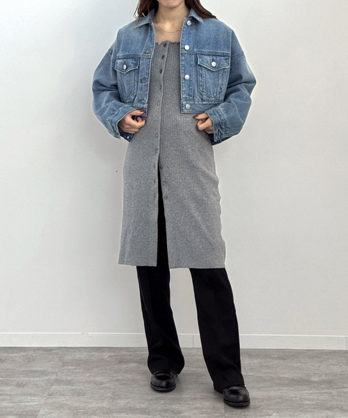 JOINT WORKS（ジョイントワークス）の「2WAY ニットワンピース（ワンピース・レディース・ブラック/グレー/ピンク・FREE）」の20枚目の写真