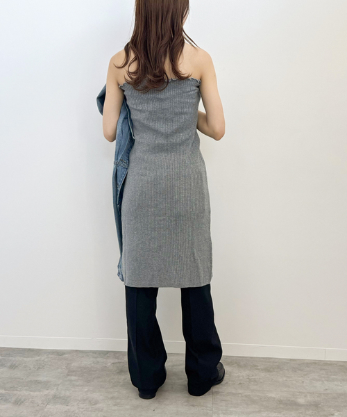 JOINT WORKS（ジョイントワークス）の「2WAY ニットワンピース（ワンピース・レディース・ブラック/グレー/ピンク・FREE）」の22枚目の写真