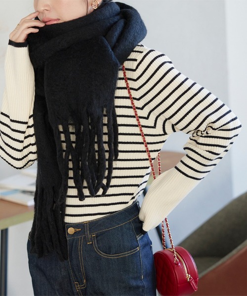 セール】選べるフレア袖orベーシック袖！袖バイカラーもっちり