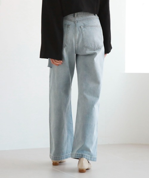 archives(アルシーヴ)の「ダメージデニム(デニムパンツ・レディース・グレー/ブラック/サックスブルー・SMALL/MEDIUM)」の18枚目の写真