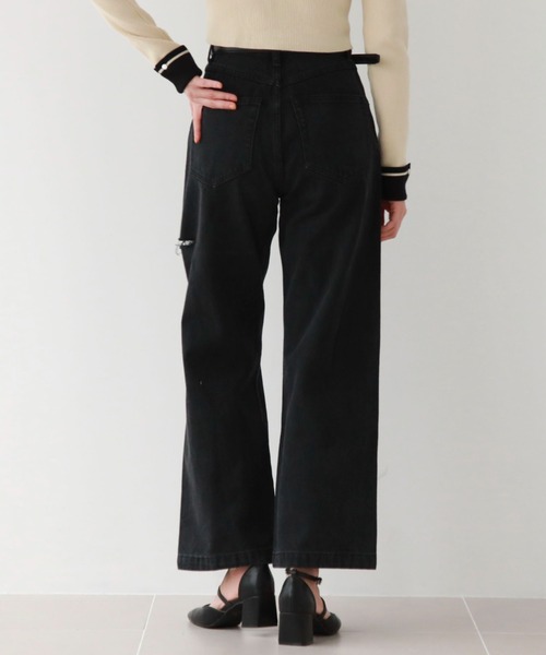 archives(アルシーヴ)の「ダメージデニム(デニムパンツ・レディース・グレー/ブラック/サックスブルー・SMALL/MEDIUM)」の14枚目の写真