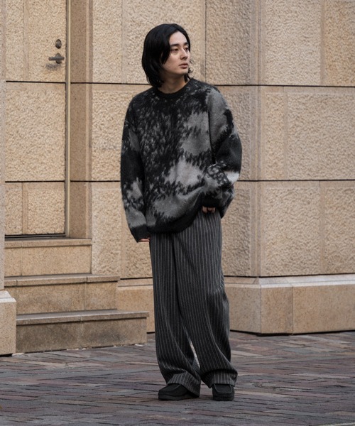 kutir(クティール)の「ストライプイージーワイドパンツ(その他パンツ・メンズ・ブラウン/チャコールグレー・SMALL/MEDIUM/LARGE)」の20枚目の写真