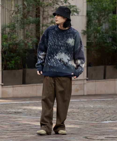 kutir(クティール)の「ストライプイージーワイドパンツ(その他パンツ・メンズ・ブラウン/チャコールグレー・SMALL/MEDIUM/LARGE)」の15枚目の写真