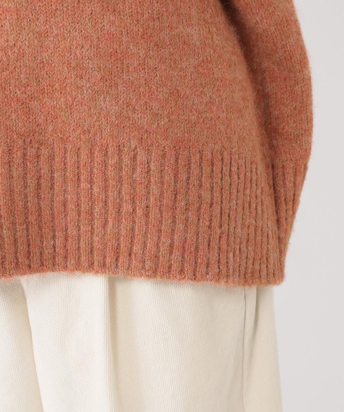 studio CLIP（スタディオクリップ）の「3ゲージ ダブルフロントリボンプルオーバー（ニット/セーター・レディース・チャコール/モカ/ライトブルー/オレンジ・FREE）」の21枚目の写真