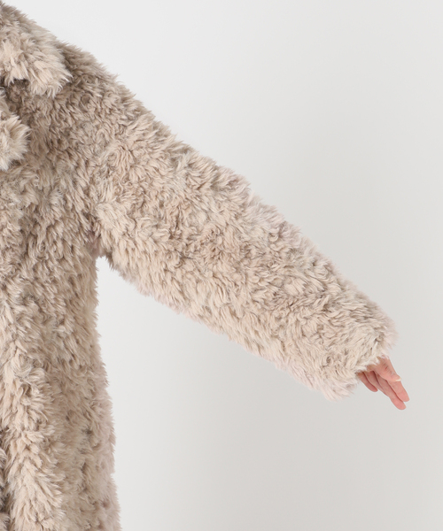 【美品】SLOBE IENA カーリングファーコート SLOBE IENA（スローブイエナ）の「カーリングファーコート