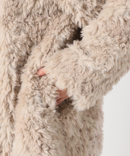 SLOBE IENA（スローブイエナ）の「カーリングファーコート（その他