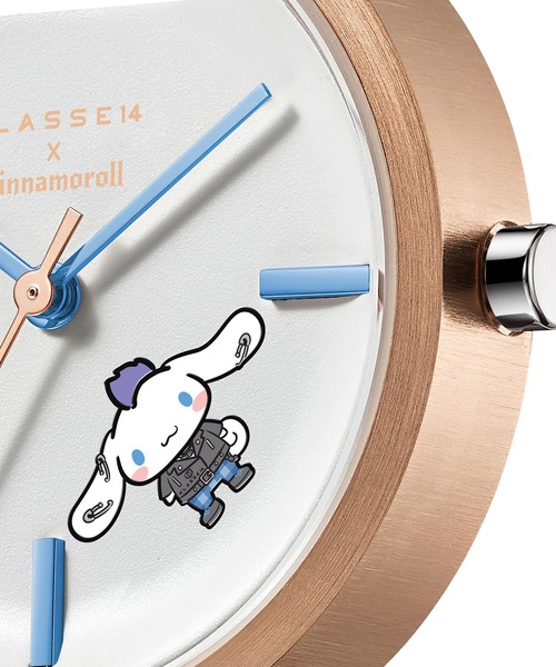 sanrio(サンリオ)の「〈KLASSE14×SANRIO/クラス14×サンリオ〉IMPERFECT ANGLE 腕時計(アナログ腕時計・レディース・ゴールド/パープル・32mm)」の4枚目の写真