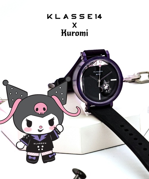 sanrio(サンリオ)の「〈KLASSE14×SANRIO/クラス14×サンリオ〉IMPERFECT ANGLE 腕時計(アナログ腕時計・レディース・ゴールド/パープル・32mm)」の6枚目の写真