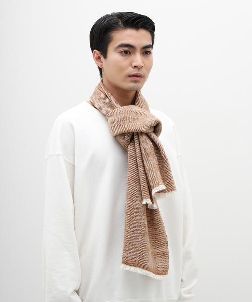 伊製 FRANCO BASSI / フランコ バッシ 大判ストール FRANCO BASSI / フランコ バッシ】PATTERN STOLE（マフラー）｜FRANCO