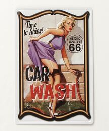 2AM(c[GCG)305 ANTIQUE METAL EMBOSS PLATE@<  CAR@WASH   >@/@AeB[Nv[g@/@Ŕ(̑G)