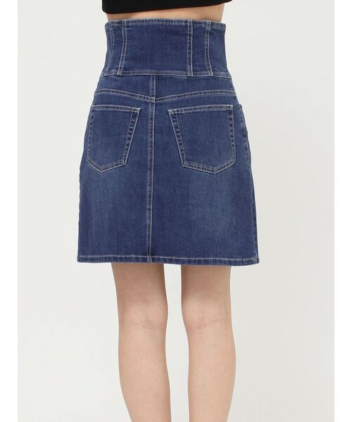MERCURYDUO（マーキュリーデュオ）の「デニムコルセットミニスカート（デニムスカート・レディース・ブルー/インディゴブルー・SMALL/MEDIUM）」の10枚目の写真