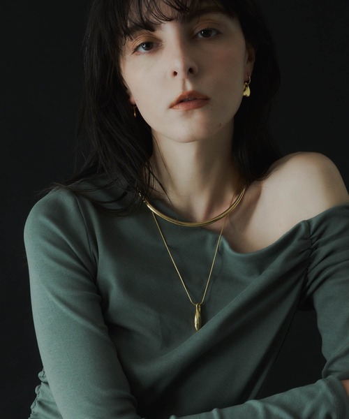 loni(ロニ)の「【金属アレルギー対応】Heart leaf mini pierce/ハートリーフミニピアス(ピアス(両耳用)・レディース・ゴールド/シルバー・FREE)」の22枚目の写真