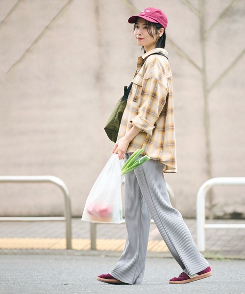 coca（coca）（コカ）の「＼新色追加／ジョーゼットリブパンツ　カットオフ可能/速乾/シワ防止（その他パンツ・レディース・ブラック/ライトベージュ/グレー/アイボリー/ライトグリーン/ライトブルー/チャコール/ブラウン/ネイビー/ライトグレー/ピンク/ワイン/イエロー/カーキ/ライトピンク・L/M/XL/S）」の20枚目の写真