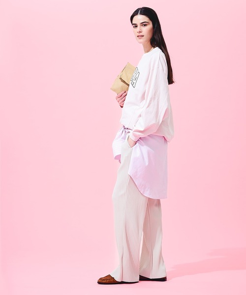 新色追加／ジョーゼットリブパンツ カットオフ可能/速乾/シワ防止