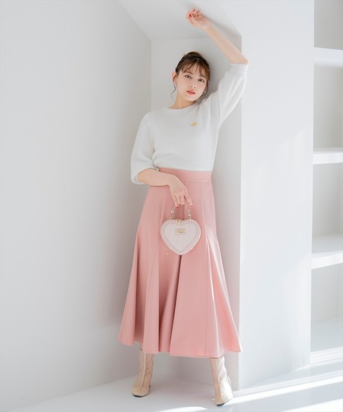 WILLSELECTION（ウィルセレクション）の「キラキラパフ袖プルオーバー（ニット/セーター・レディース・ブラック/サックスブルー/ピンク/オフホワイト/ミント・FREE）」の10枚目の写真