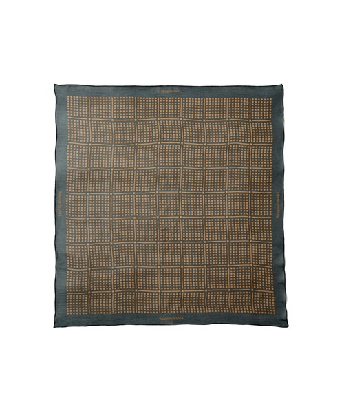 SASQUATCHfabrix.(サスクワァッチファブリックス)の「Sasquatchfabrix./サスクワッチファブリックス/“PEACEFUL” SILK SCARF 24SS-GOA-002(バンダナ/スカーフ・メンズ・レッド/モスグリーン/ネイビー・F)」の7枚目の写真
