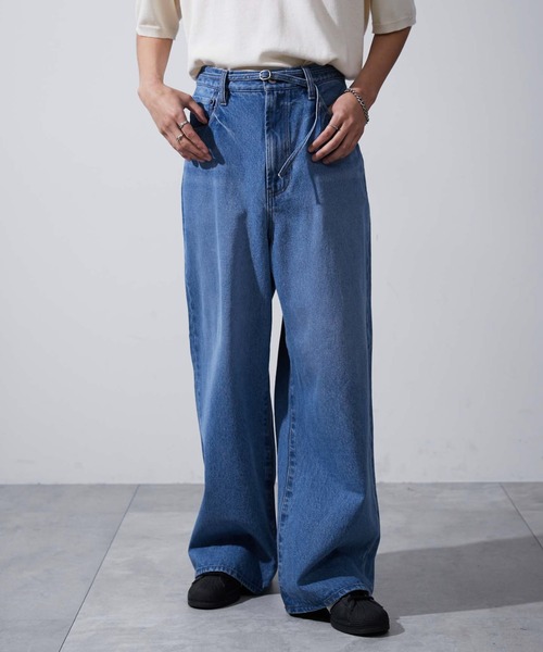 セール】WEGO/スーパーバギーJEANS（デニムパンツ）｜WEGO