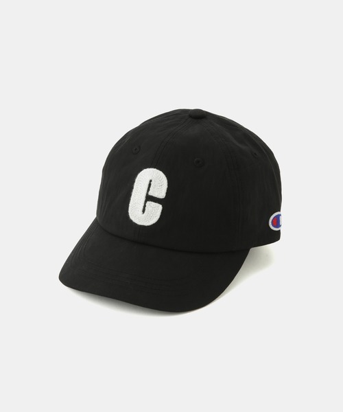 Champion（チャンピオン）の「【Champion/チャンピオン別注】ビッグロゴ刺繍キャップ（キャップ・キッズ・キナリ/ブラック/グリーン・FREE）」の6枚目の写真